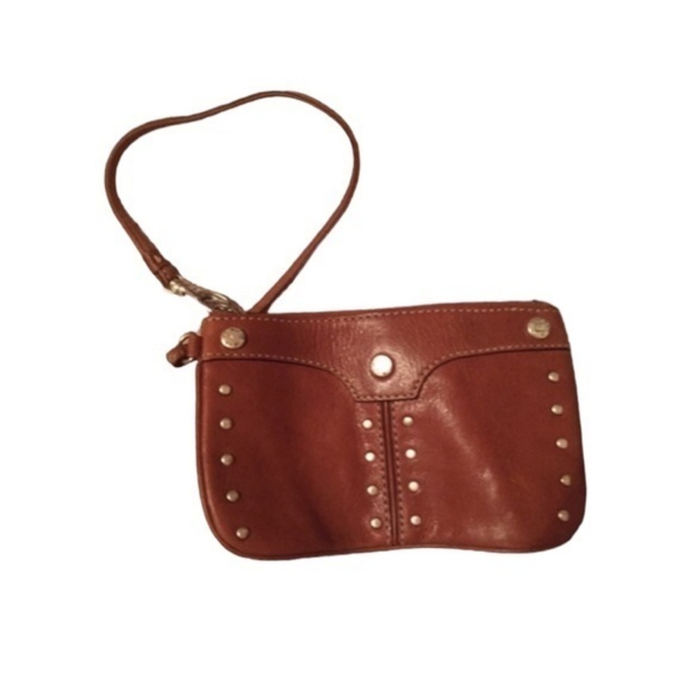 Michael Kors silver studded wristlet